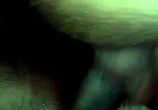 Pretinha takes big cock in her pussy and ass