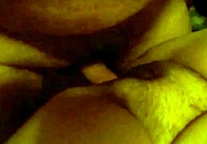 fat bbw pussy gets cumshot all over in close-up.