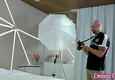 Beautiful trans woman Julia Alves tempt a lucky photographer