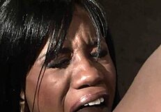 Sydnee Capri's big tits and black pussy get fucked hard