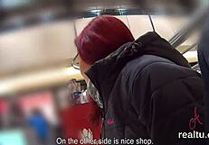 gorgeous czech kitten gets teased in the mall and pounded in pov