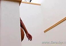 Raven Black Loves Sara Jay Crawling