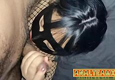 I masturbate with a vibrator and swallow a delicious cock