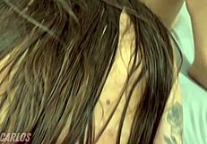 i gave my friend to my husband as a gift and she let him take her ass so good.