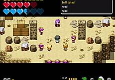 Blonde Shemale Faces Mountain Thief Leader in Epic Showdown