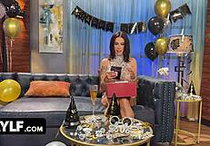 Skinny Shay Sights Bent Over in Thong for Doggystyle