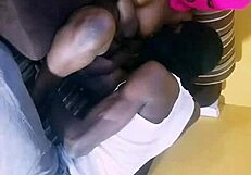 Petite Girl Squirts On Monster BBC With Sex Toys