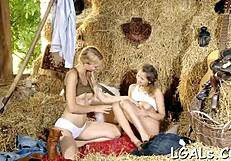 Ravishing teen bawdy cleft licked by young lesbian