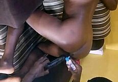 Petite Girl Squirts On Monster BBC With Sex Toys