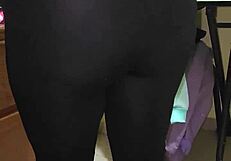 i hired a maid who showed up in see-through leggings and thong