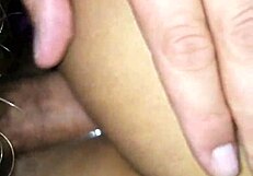 A petite brunette amateur shares a hot homemade video with an anal creampie scene with her neighbor