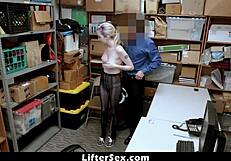 Why did Lexi Lore get fucked by officer for stealing?