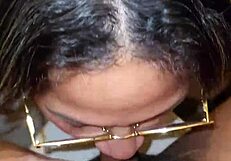 Mom catches me masturbating with her thong and sucks me off