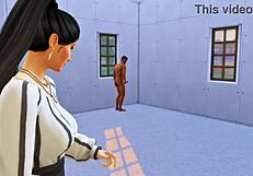 Telugu wife dates senior construction worker in cute outfit episode 6