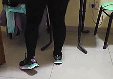 i hired a maid who showed up in see-through leggings and thong