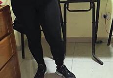 i hired a maid who showed up in see-through leggings and thong