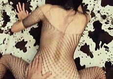 Fishnet Underwear Anal Close-Up