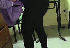 i hired a maid who showed up in see-through leggings and thong