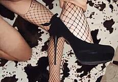 Fishnet Underwear Anal Close-Up