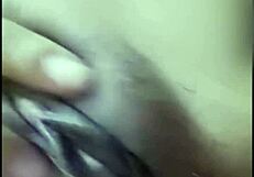 Filipina Girlfriend Gets Wet During Call Video Sex on App.