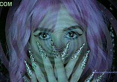 Hypnotic Italian goddess with long nails tricks you into total relaxation and femdom control in ASMR