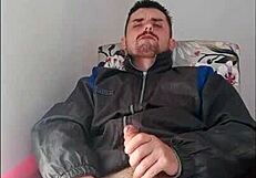 Saymon slams his sweet cock into a hot brunette during a wild strip.