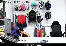 Strip Search Reveals Teen 18+ Sucking And Fucking In Office!