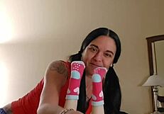 emy angel masse sa petite 18+ rousse