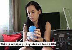 Mistress Anna Unpacks Xspacecup Masturbator And Milks Slave