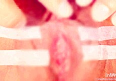 clitoral suction brings bound pussy to orgasm