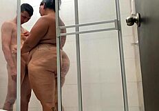 Big natural tits homemade brunette gets shaved and fucked by a big cock