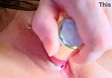 I have a hot and sensual solo scene with my partner’s cum