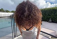 Sexy Nerdy Latina Kira Perez Gets Fucked In Jmac's Backyard