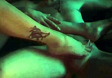 Oiled Footjob for Stepbrother: Cum on Toes?