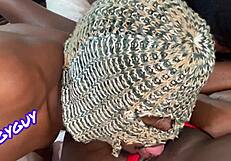 Cuckold Husband Fulfills Whore Wife's Threesome Fantasy with Big Cock.