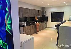 sexy big ass maid seduces her boss with huge tits and feet