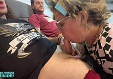 Beautiful blonde gets her ass fucked by friends
