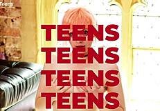 hot british teen eats cum from huge cock