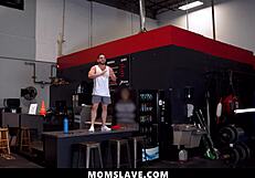 Stepmom and stepdaughter join gym membership