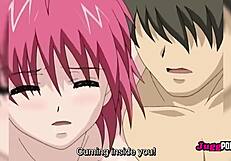 Redhead Nurse Bent Over In Hospital