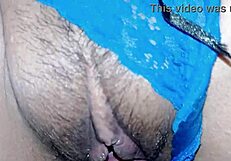 hot stepdaughter seduces with blue lingerie!