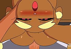 Lovely Lopunny Deepthroats Big Ass In Interracial School Scene