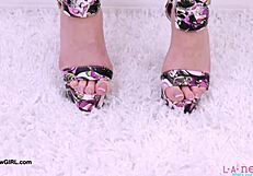 Blonde Teen Model Flaunts Body! Is She Daddy's?