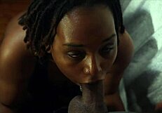 real homemade amateur couple chatting about their juicy ebony fun