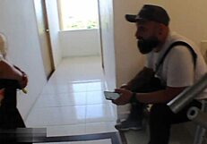 my horny colombian neighbor lived her fantasy with a creampie, so hot! 🔥