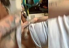 White Punk Girl Dominated By Black Master Moans BLM