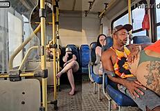 married woman flirts with a stranger on the bus and ends up banging him hard. wanna know how it happened?