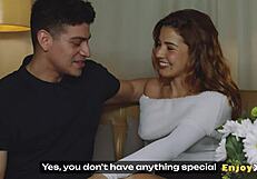 hot couple jason and agatha bend over for hardcore pussy licking on bed