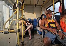 married woman flirts with a stranger on the bus and ends up banging him hard. wanna know how it happened?