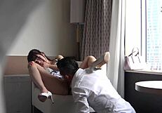 Japanese cute new actress with creampie leakage, so hot! 🔥